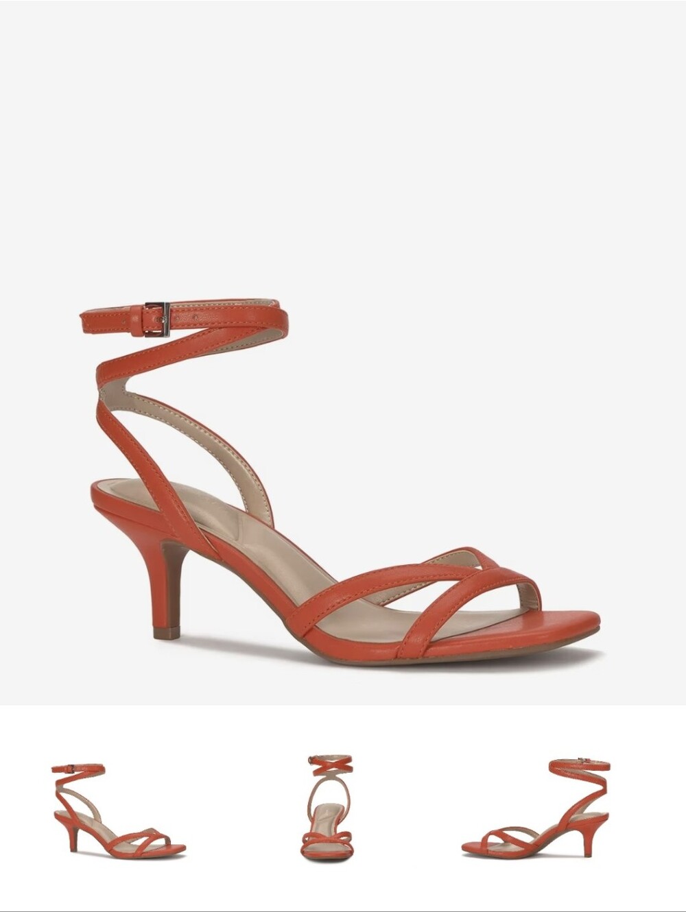 Kelly & Katie Orange Sandal Size 7.5